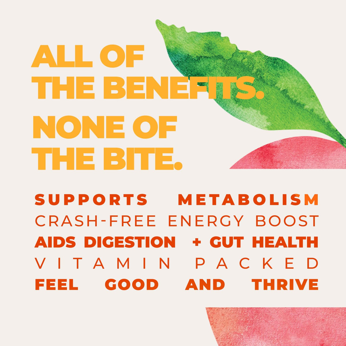 Dissolving in water yields a refreshing, crisp apple-flavored energy sip.