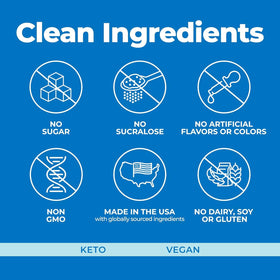 Pureboost keto, vegan, non-GMO friendly packaging highlights lifestyle compatibility.