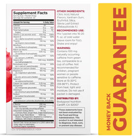 Seven organic red superfoods in Pureboost Red Burst blend for daily vitality
