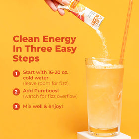 Gym bag moment with sachets for quick energy before workouts.