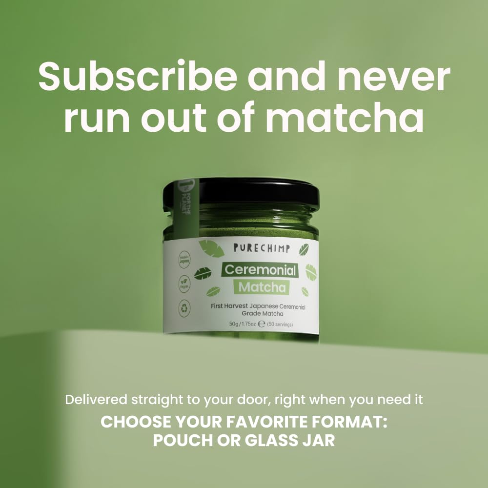 Matcha powder ready for smoothies and breakfast bowls with bright flavor.