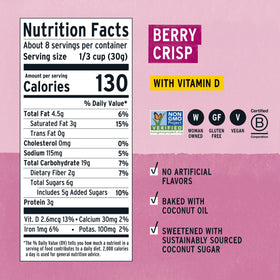 Serving with milk demonstrates versatile topping or quick snack.