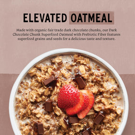 Purely Elizabeth Classic Cinnamon oatmeal bowl ready to enjoy a comforting breakfast.