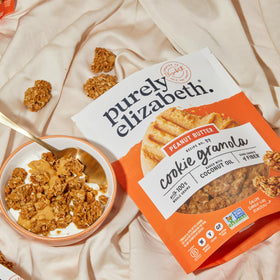 Crunchy granola clusters deliver a cookie-like peanut butter flavor.