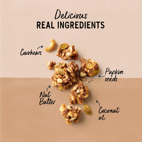 Purely Elizabeth grain-free granola ingredients with seeds for texture and protein