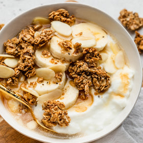 Packaging of Purely Elizabeth Gluten-Free Ancient Grain Granola