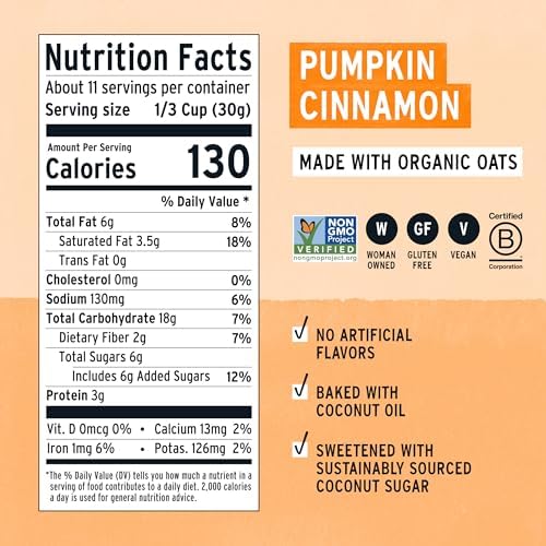 Purely Elizabeth ingredients include amaranth, quinoa flakes, and chia seeds