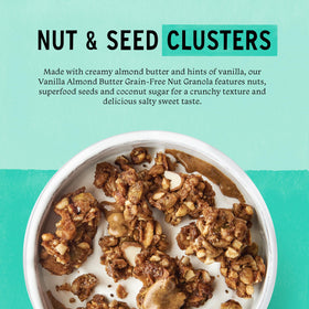 Purely Elizabeth MCT oil grain-free granola 8oz bag for quick, satisfying snacks.