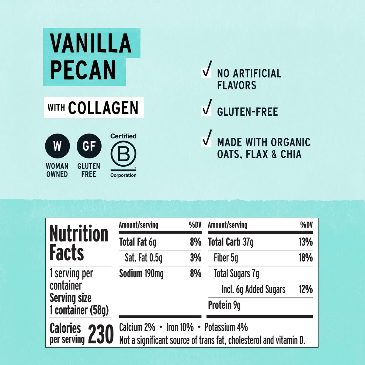 Nut butter packet included with Purely Elizabeth oatmeal cup pack.