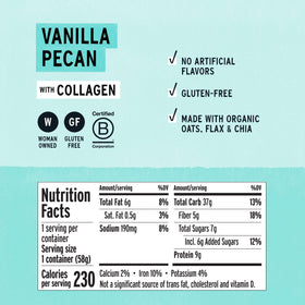 Nut butter packet included with Purely Elizabeth oatmeal cup pack.