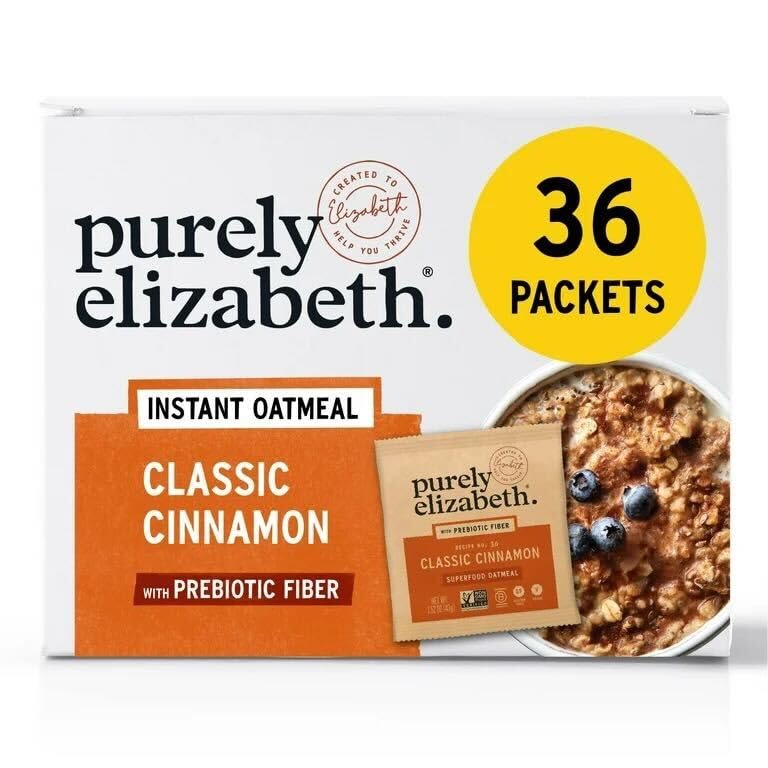 Purely Elizabeth vegan certification displayed on packaging