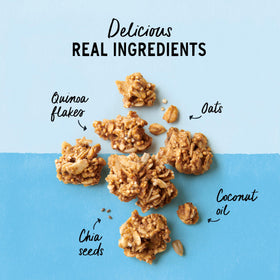 Granola clusters from Purely Elizabeth with salty-sweet crunch.