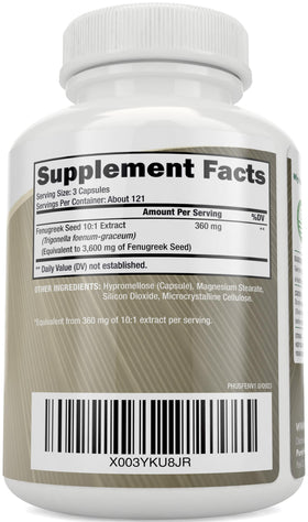 Purely Holistic Fenugreek capsules pour shot, convenient for daily routine.