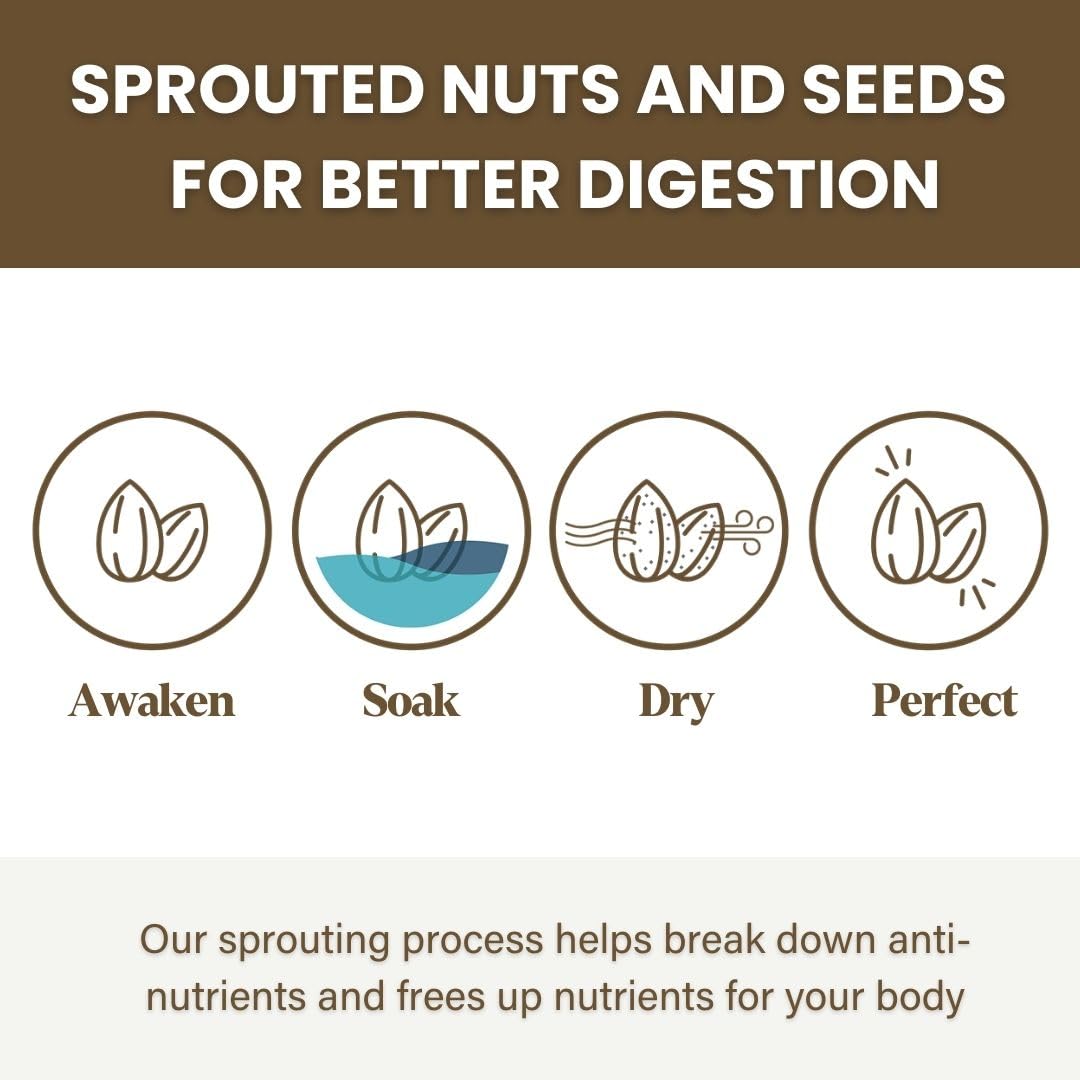 Purely Sprouted Sweet & Salty on-the-go pack tucked in a tote.