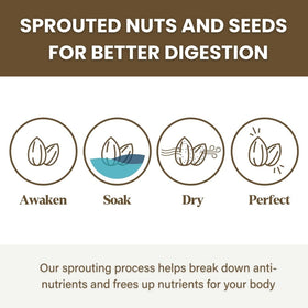 Purely Sprouted Sweet & Salty on-the-go pack tucked in a tote.