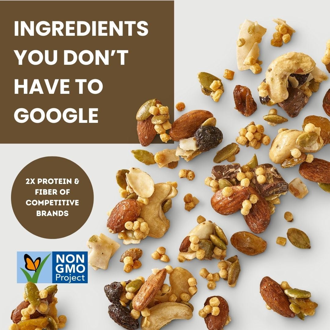 Serving bowl of Purely Sprouted Sweet & Salty ideal for quick snacking.