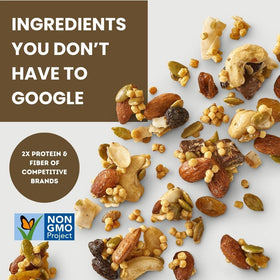Serving bowl of Purely Sprouted Sweet & Salty ideal for quick snacking.