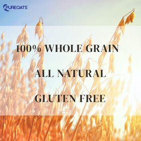 PureOats oat flour pancake batter in motion for gluten free breakfast
