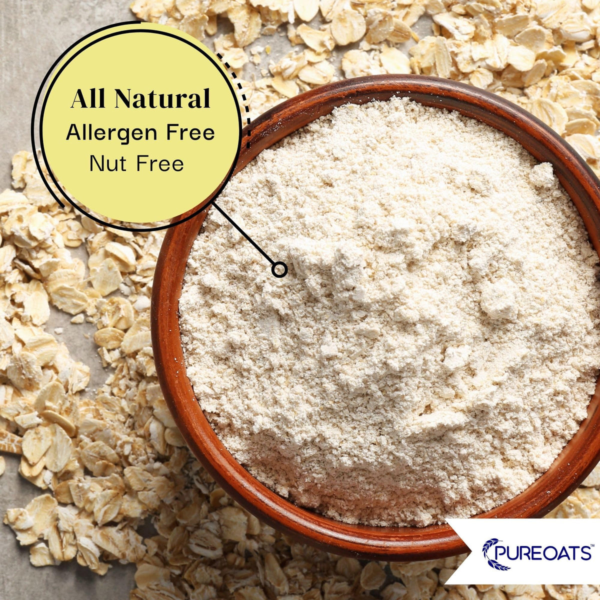 PureOats oat groats in a jar for wholesome meals