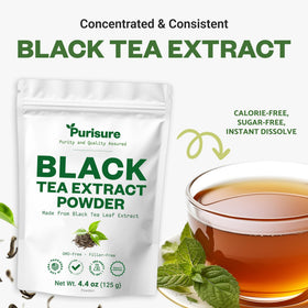 Purusure iced tea in a glass highlighting refreshing chill.