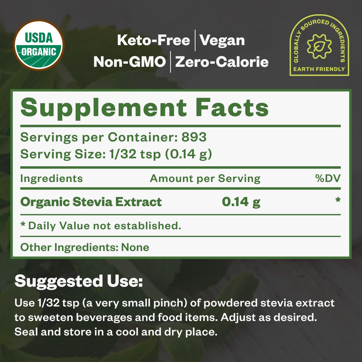 Purisure Stevia For Smoothies image illustrating a sugar-free flavor boost