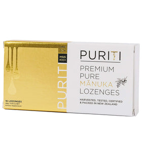 PURITI premium Manuka lozenges aroma enhancing sensory experience.