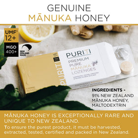 PURITI lozenges travel-friendly blister packs for quick refreshment.