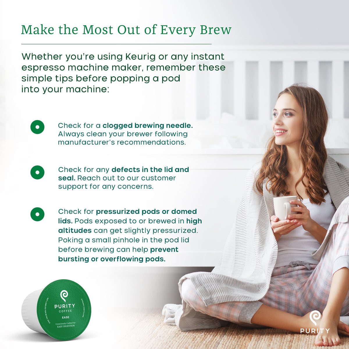 Regeneratively farmed and Rainforest Alliance certified packaging.