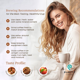 Purity Coffee PROTECT aroma-filled cup after brewing
