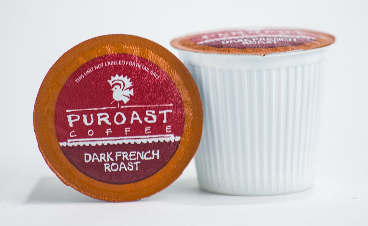 Puroast coffee box and pods show sustainable, carbon-neutral roasting