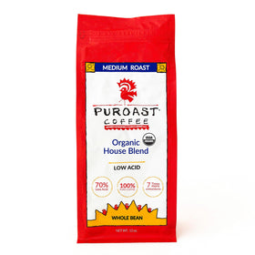 Puroast Low Acid Coffee Bean showing smooth flavor and gentle acidity for easy mornings.