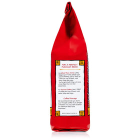 Puroast Organic French Roast Ground bag; bold aroma and antioxidant-rich brew.