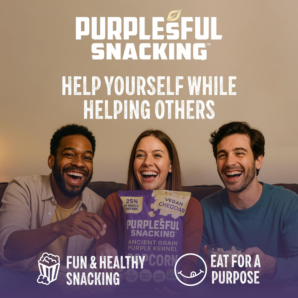 Purplesful 3-pack 4-8oz—bulk convenience for gatherings and movie nights
