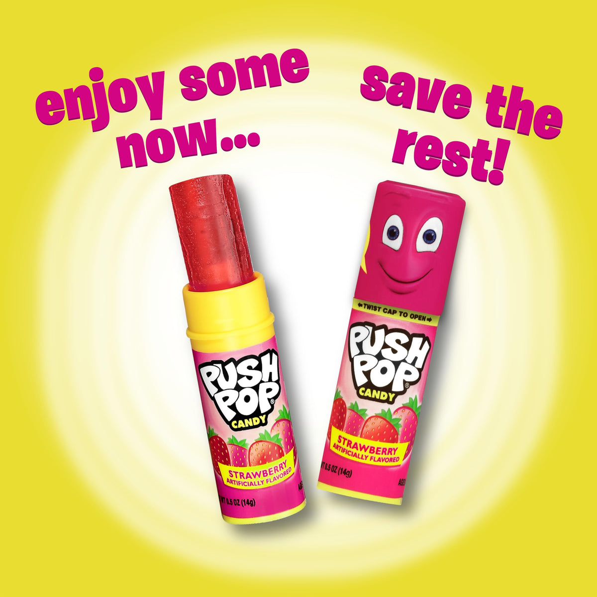 Push Pop assortment of fruity flavors ideal for sharing and celebrations.