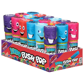 Push Pop Jumbo bulk pack lollipops for parties and gifts.