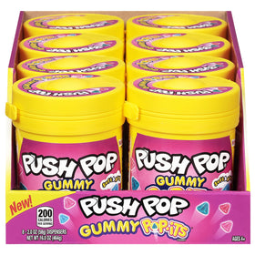 Push Pop Pop-Its top dispenser offers easy one-bite access.