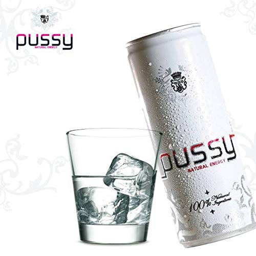 Pussy Natural Energy Drink lime slice closeup emphasizes natural flavor.