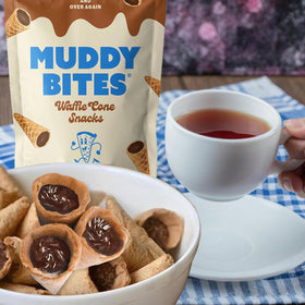 P&V Milk Chocolate Waffle Cone Snacks on-the-go pack fits in bags.