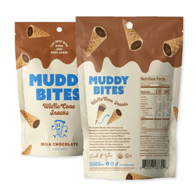 P&V Milk Chocolate Waffle Cone Snacks serving idea with coffee.