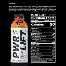 PWR LIFT on-the-go bottle ready for training sessions