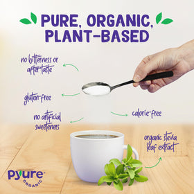 2lb bag of Pyure Organic Stevia Blend for pantry refills and frequent use.