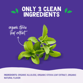 Pyure Organic Stevia Blend kitchen scale implies precise measuring for consistent sweetness.