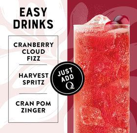 Q Mixers Cranberry-Pomegranate Spritz 24-pack ready for parties.