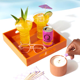 Q Mixers Hibiscus Ginger Beer adds color and aroma to simple mocktails.