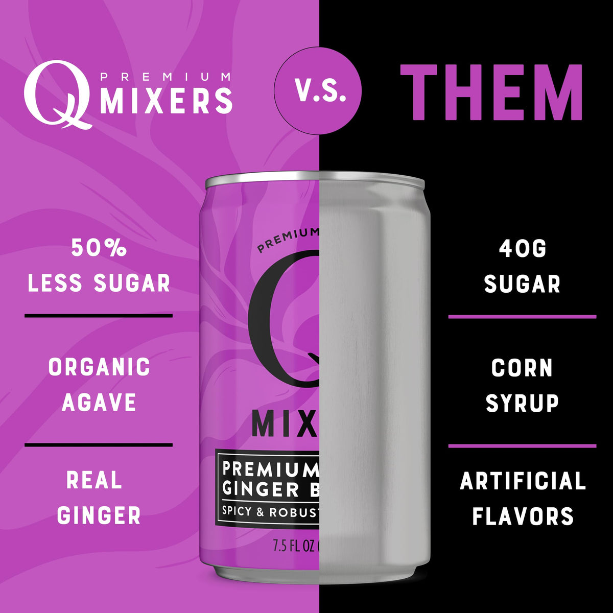 Q Mixers Tropical Ginger Beer cocktail-ready with bold spice and tropical fruit notes.