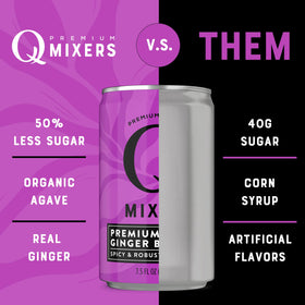 Q Mixers Tropical Ginger Beer cocktail-ready with bold spice and tropical fruit notes.
