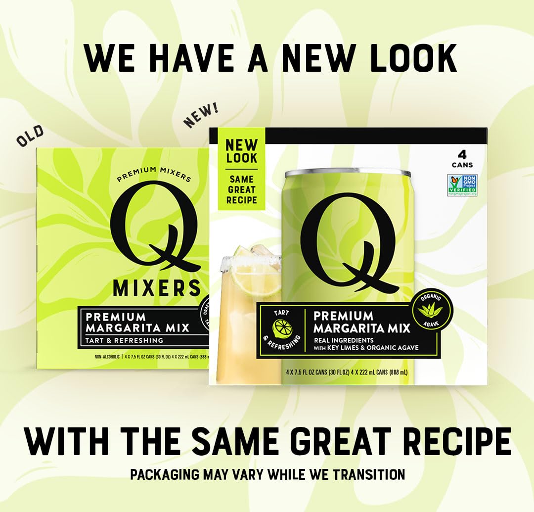 Q MARGARITA MIX with organic agave for natural sweetness