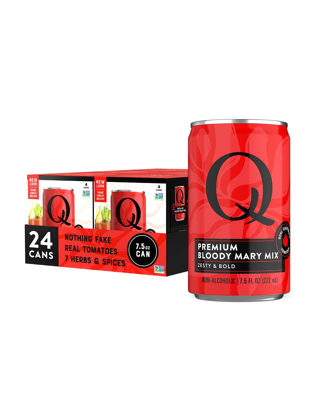 Q MIXERS Q BLOODY MARY MIX can with bold label, perfect base for cocktails.