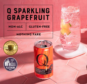 Q SPARKLING GRAPEFRUIT as a versatile cocktail mixer for creative drinks.