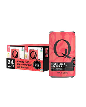 Q MIXERS Q SPARKLING GRAPEFRUIT can with real grapefruit for vibrant cocktails.